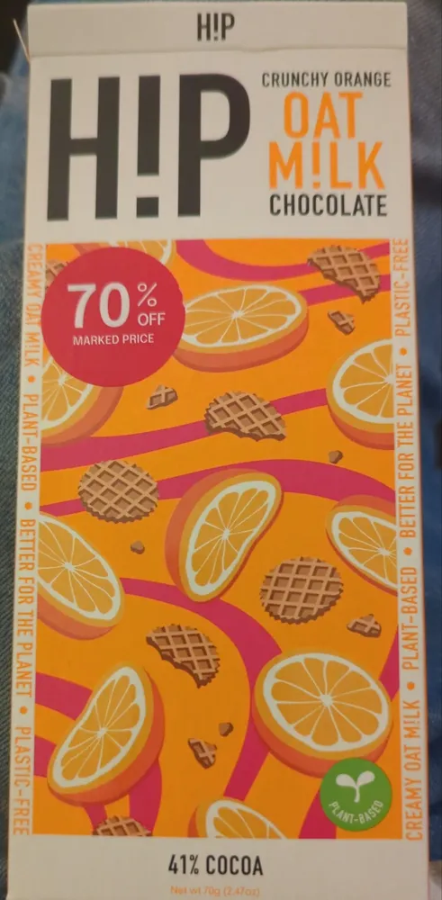 Crunchy Orange Oat Milk Chocolate