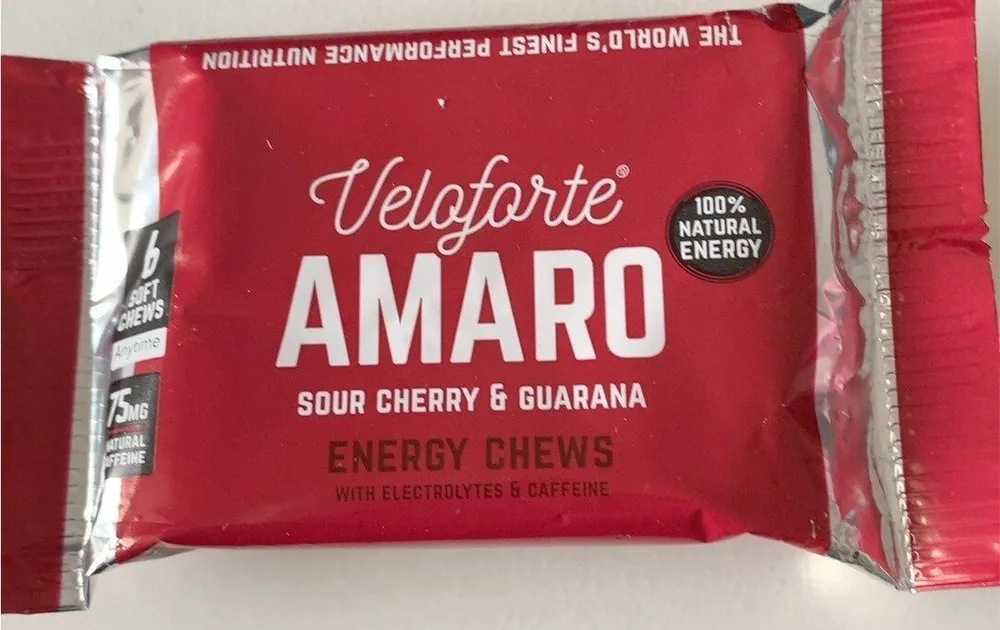 Amaro sour cherry & guarana energy chews