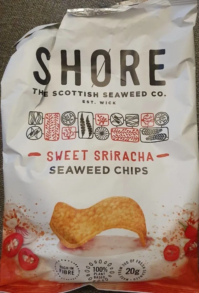 Shore sweet sriracha seaweed chips