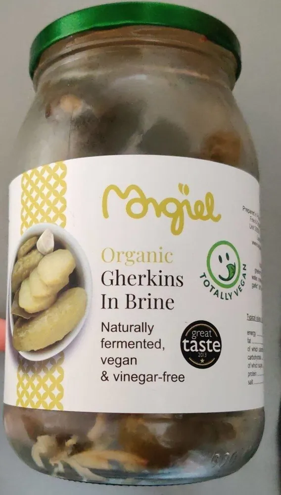 Organic Gherkins in Brine