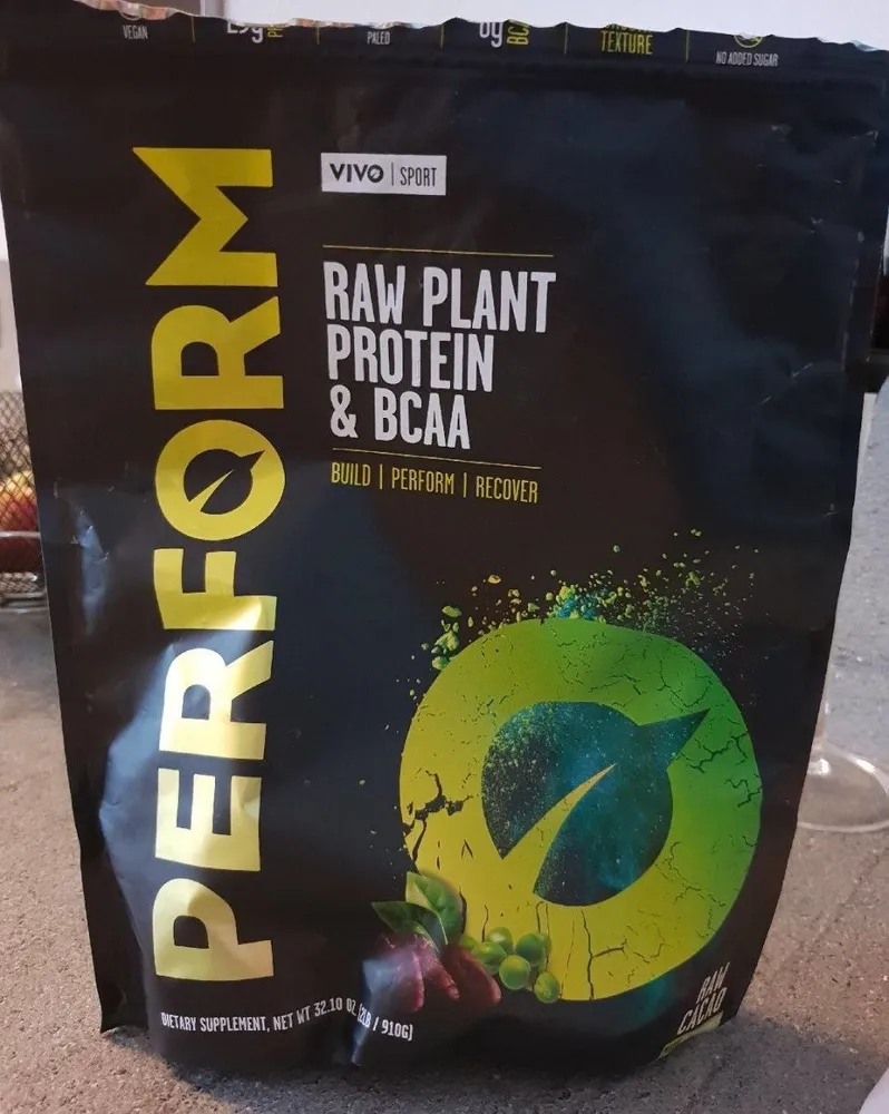 Raw plant protein & bcaa