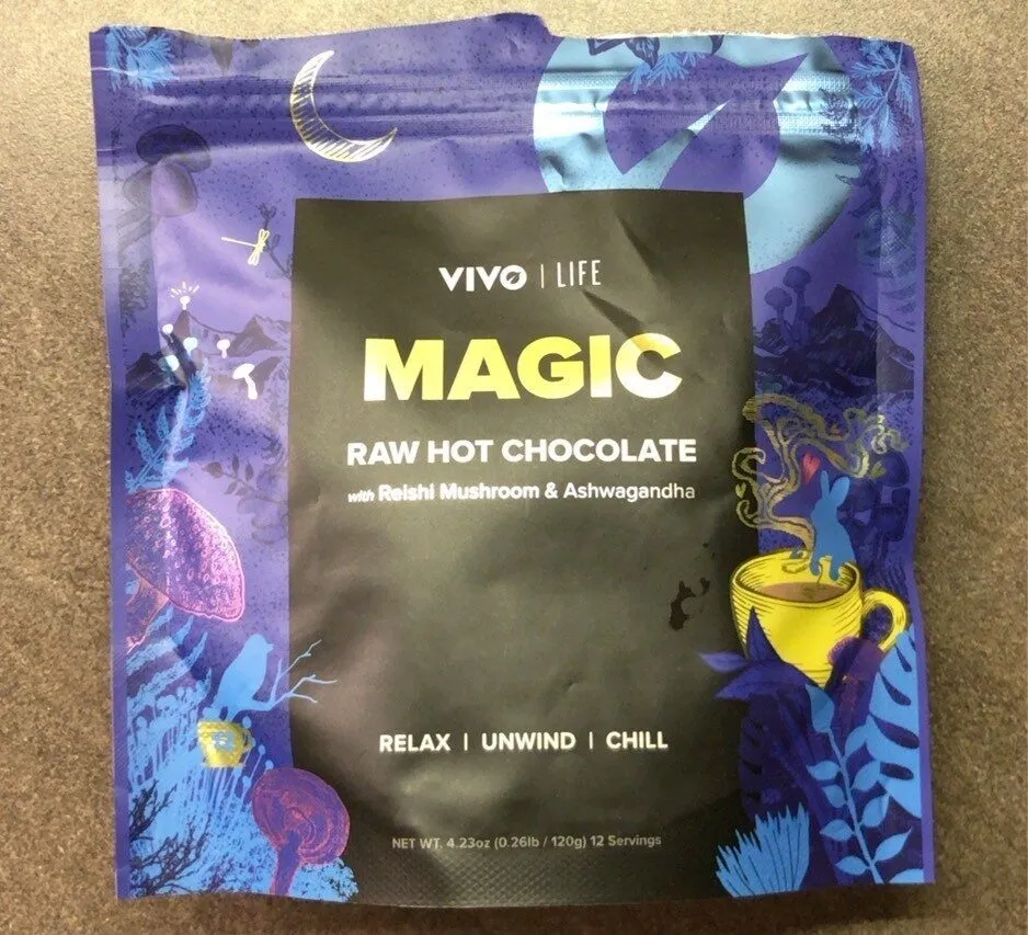 Vivo life magic raw hot chocolate