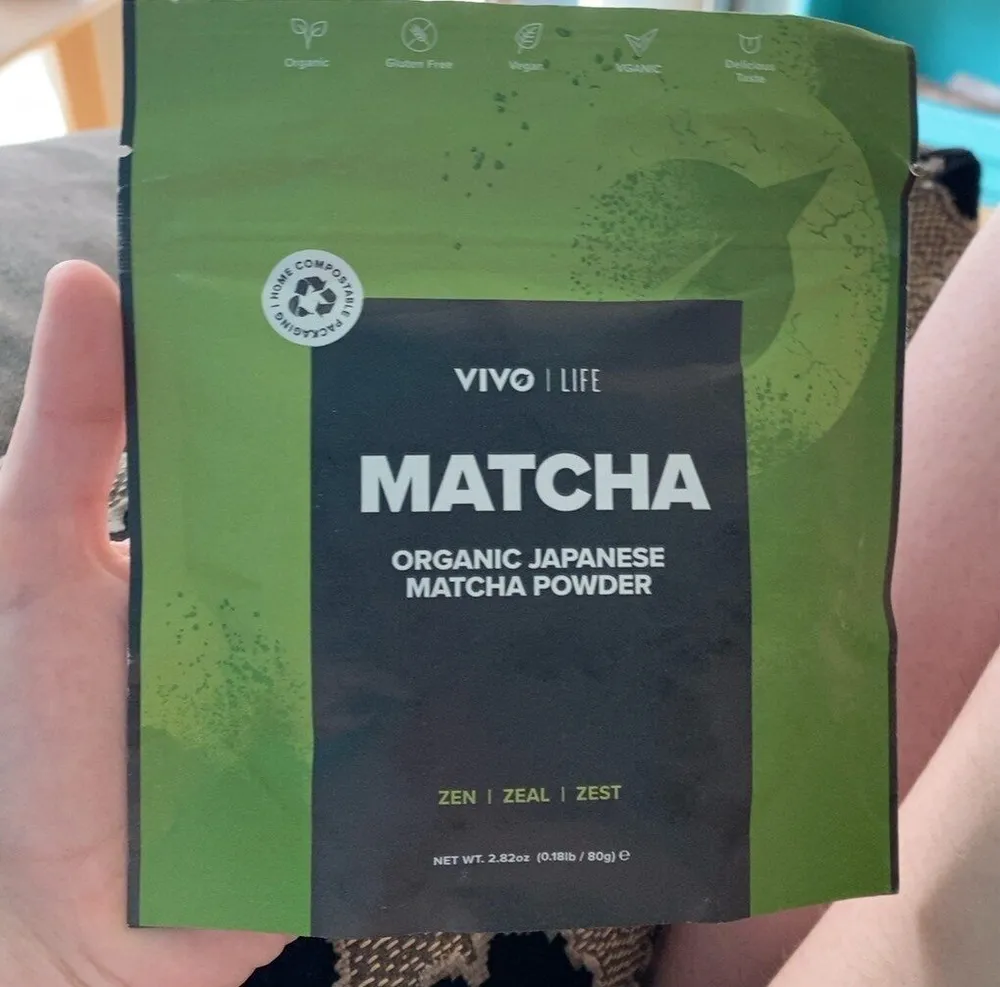 Organic japanese matcha powder