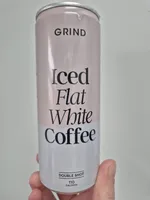 iced flat white coffee