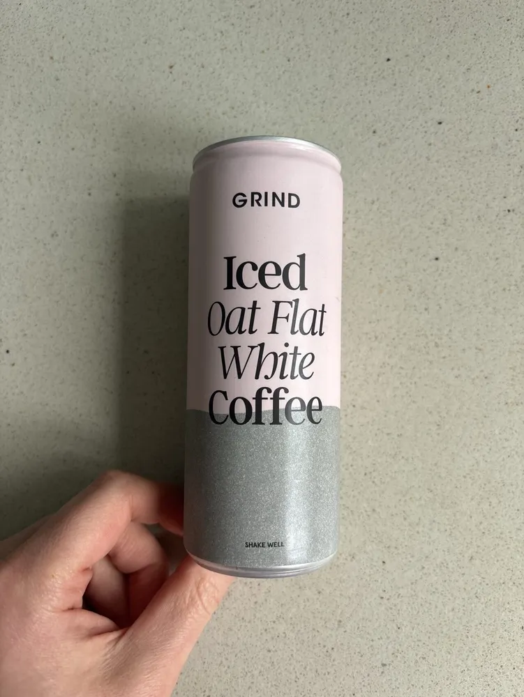 Iced Oat Flat White Coffee