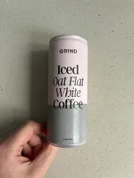 Iced Oat Flat White Coffee