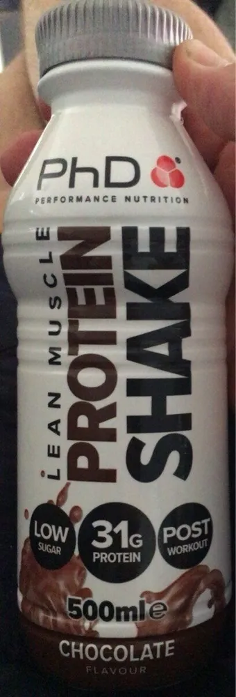 Lean muscle protein shake
