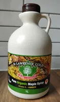 Pure organic canadian maple syrup grade A amber