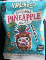Gently dried pineapple chunks