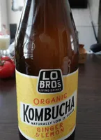 Kombucha ginger and lemon