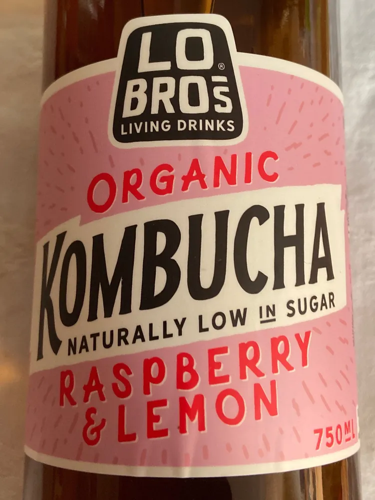 Organic Kombucha Raspberry & Lemon