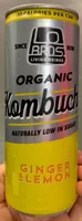 Organic Kombucha, Ginger Lemon