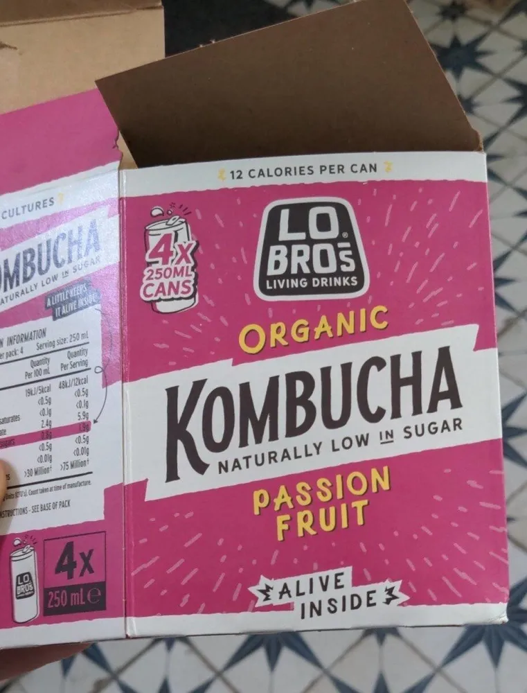 Passion fruit kombucha