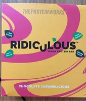 Ridiculous vegan protein bar chocolate caramelicious