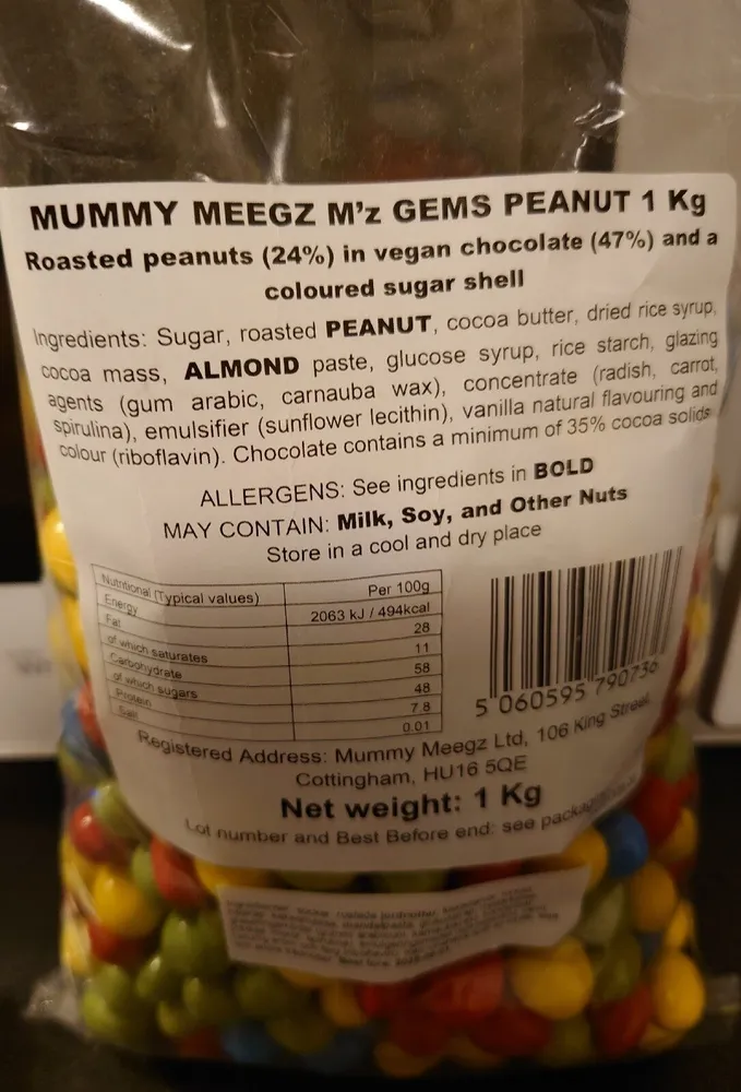 M'z Gems Peanut 1 Kg
