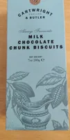 Milk chocolate chunk biscuits