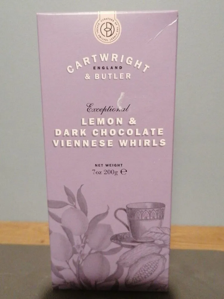 Lemon & Dark chocolate viennese whirls