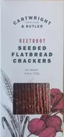 Beetroot Seeded Flatbread Crackers