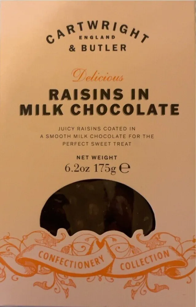 Raisins in Milk Chocolate