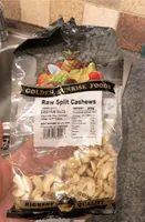 Raw split cashew