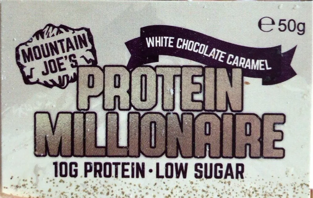 Protein millionaire white chocolat caramel