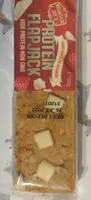White chocolate raspberry protein flapjack