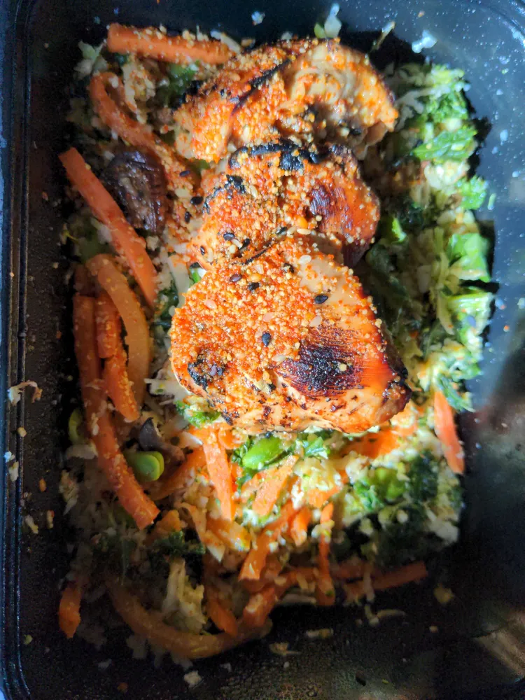 Chicken Teriyaki with Asian Veg Cauli Rice