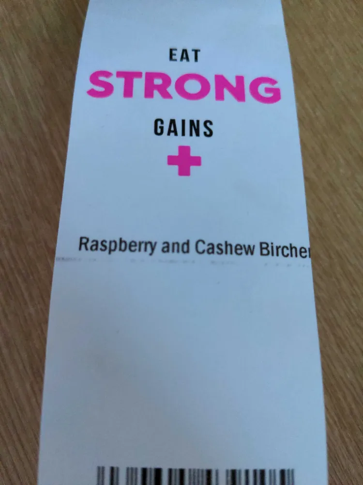 Raspberry and Cashew Birchen