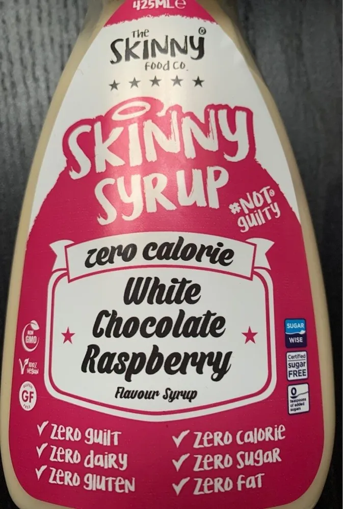 Skinny syrup white chocolate