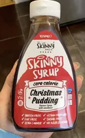 Skinny syrup christmas pudding