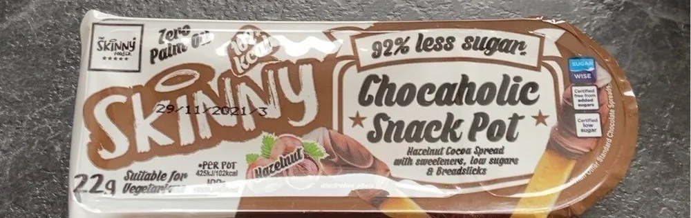 Skinny chocoholic snack pot