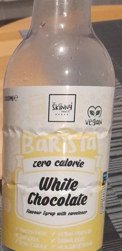 White chocolate syrup