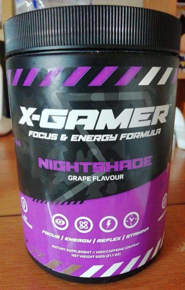 X-Gamer Focus & Energy Formula - Nightshade