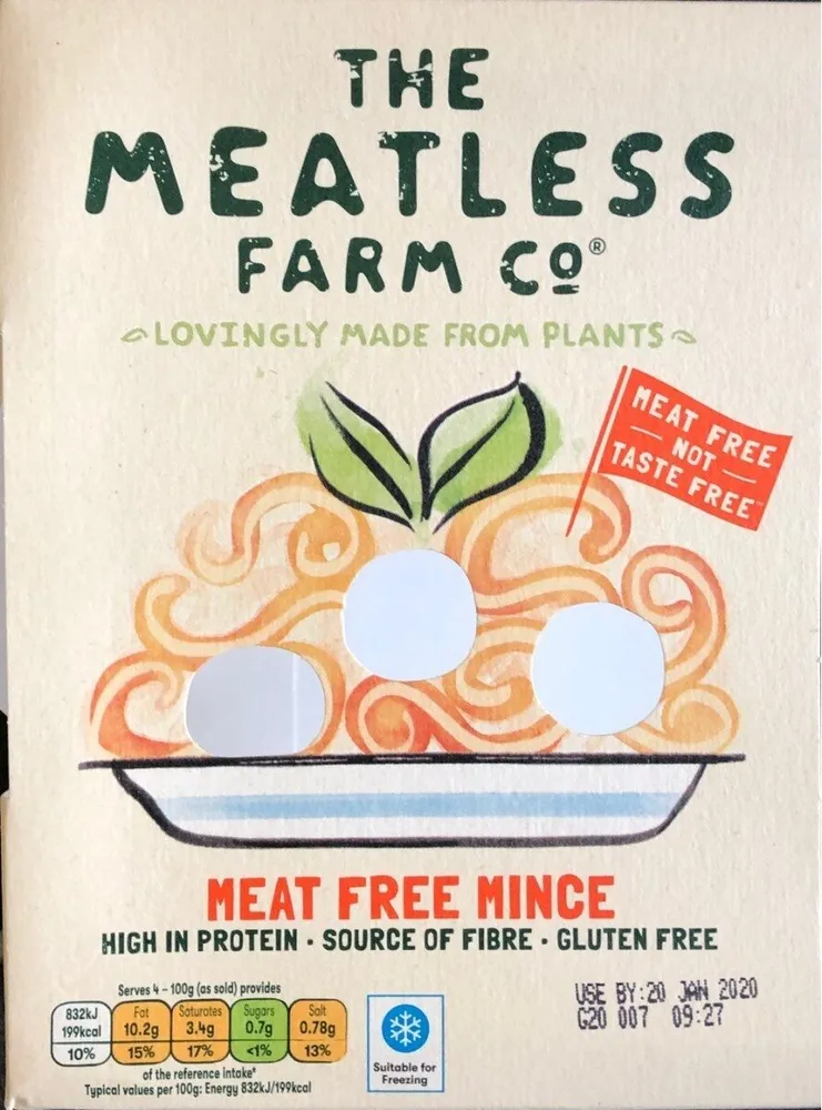Meatless Farm Co Meat Free Mince