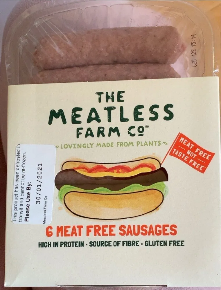 Meat free sausages