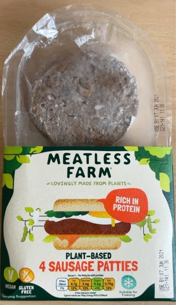 Plant-Based Sausage Patties