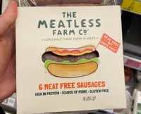 6 meat free sausages