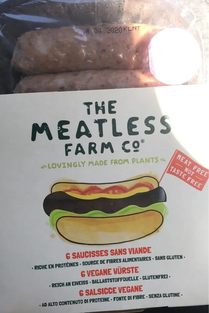6 saucisses sans viande The meatless farm
