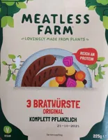 3 Bratwürste Orginal - Komplett Pflanzlich