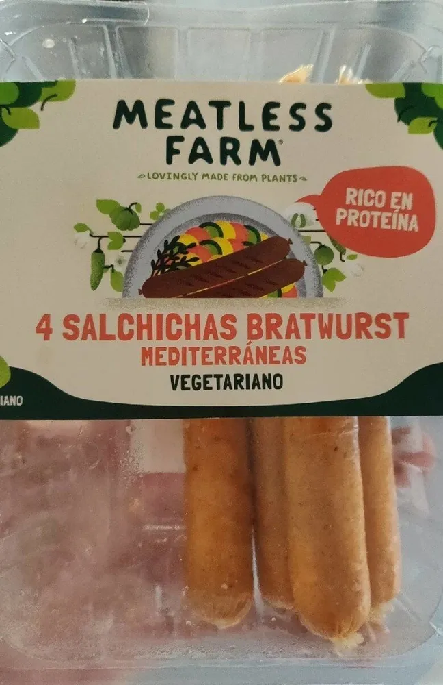 4 salchichas bratwurst mediterráneas