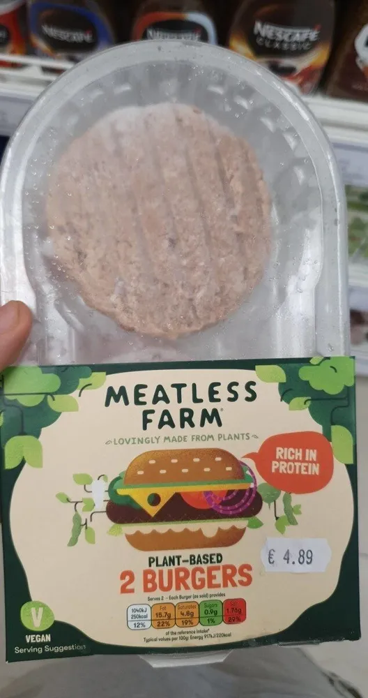 Plant-based burgers