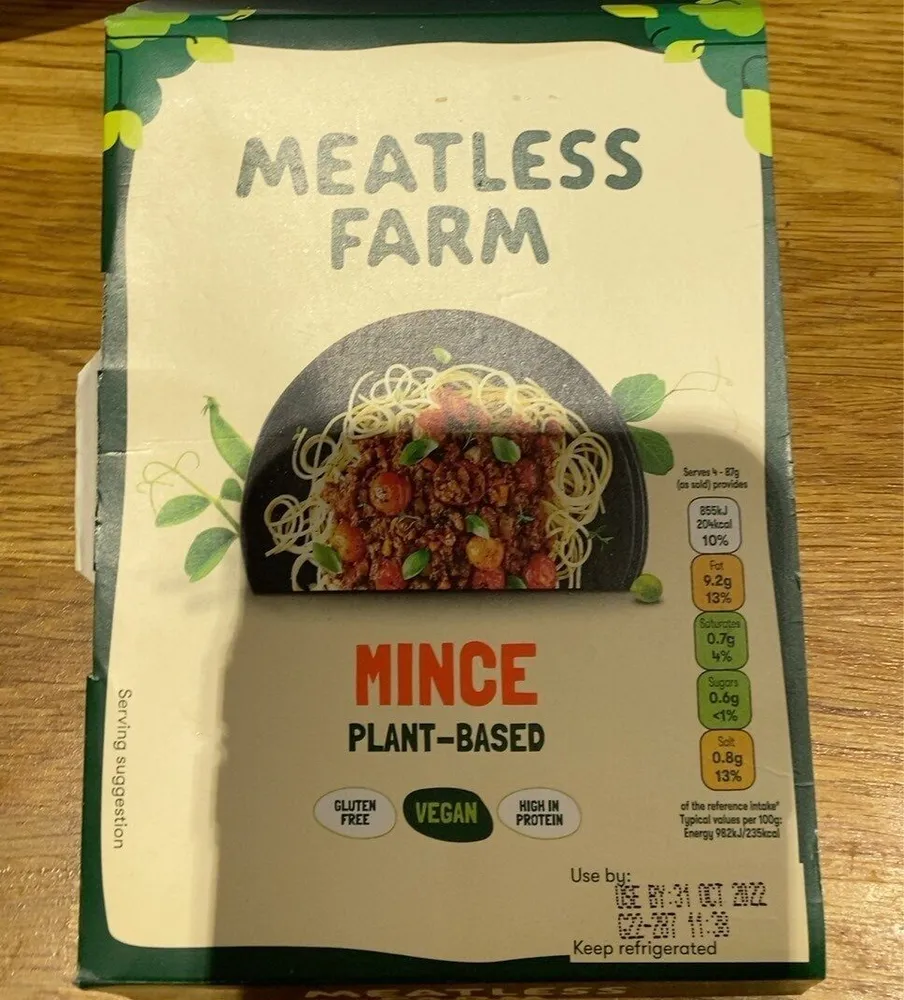 Plant based mince