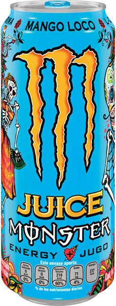 Mango loco bebida energética con taurina y ginseng
