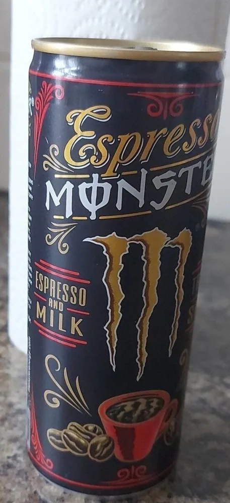 Monster espresso and milk