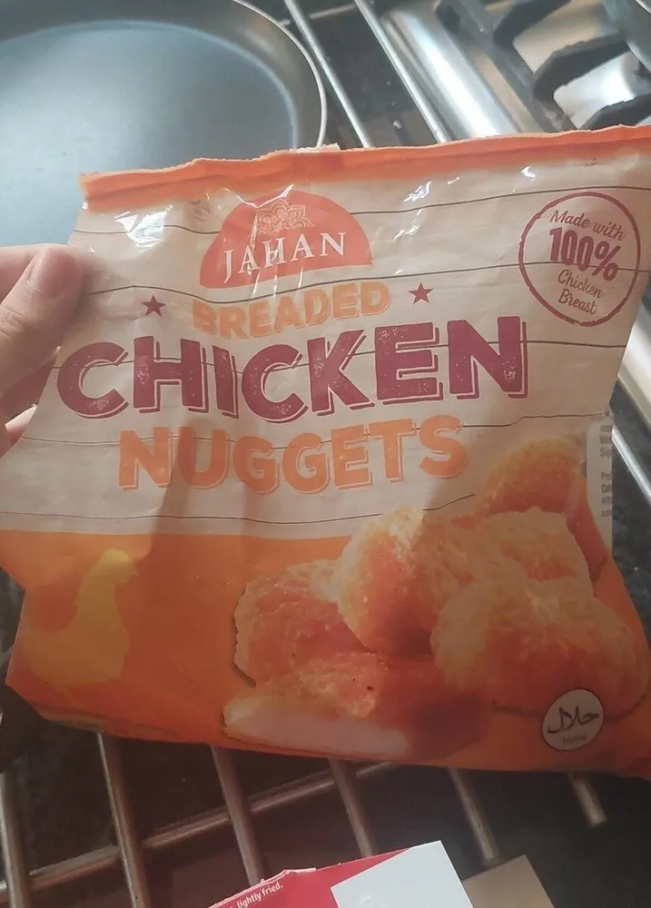 breaded chicken nuggets