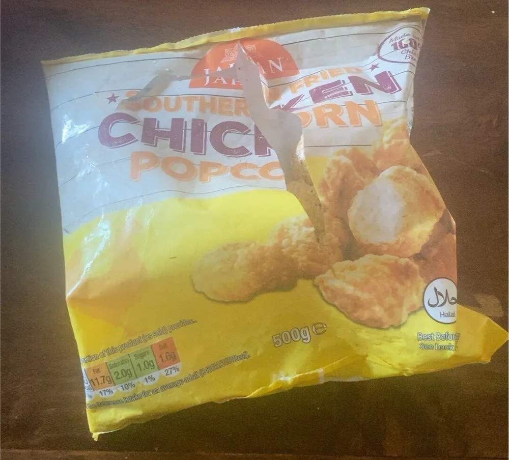 Southern fried chicken popcorn