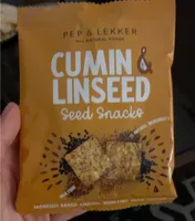 Cumin and linseed seed snack