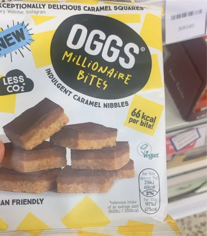 Millionaire bites caramel nibbles