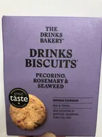 Drinks Biscuits Pecorino, Rosemary and Seaweed