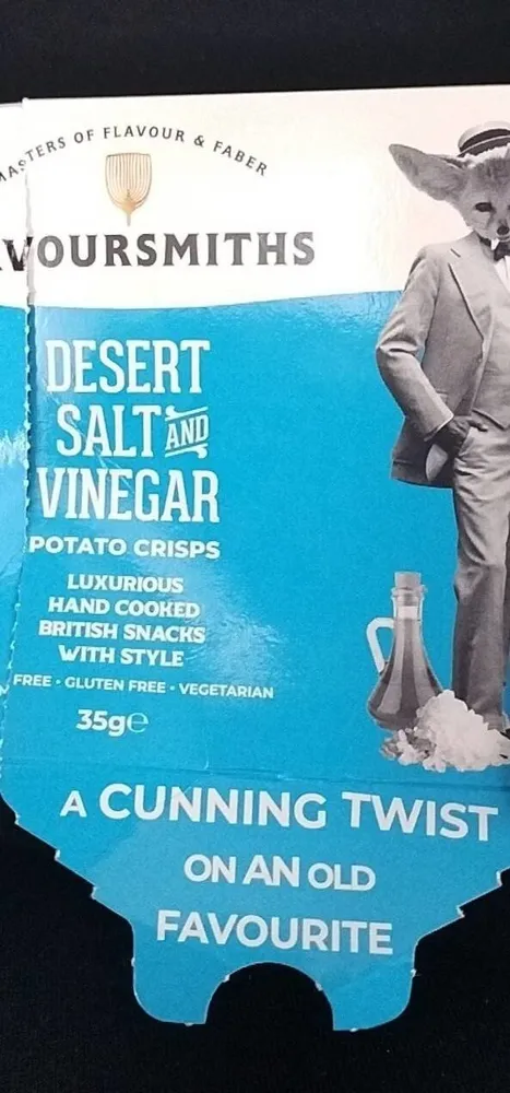 Salt and vinegar crisps